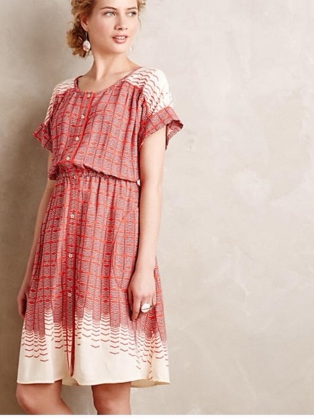 Anthropologie Maeve Veronia Shirtdress